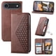 thumbnail image 4 of Funda Flip FOXDOCK para iPhone 17 Air , Estilo Billetera con Diseño Rombo, Correa de Mano y Soporte, Uso Diario, 4 of 6