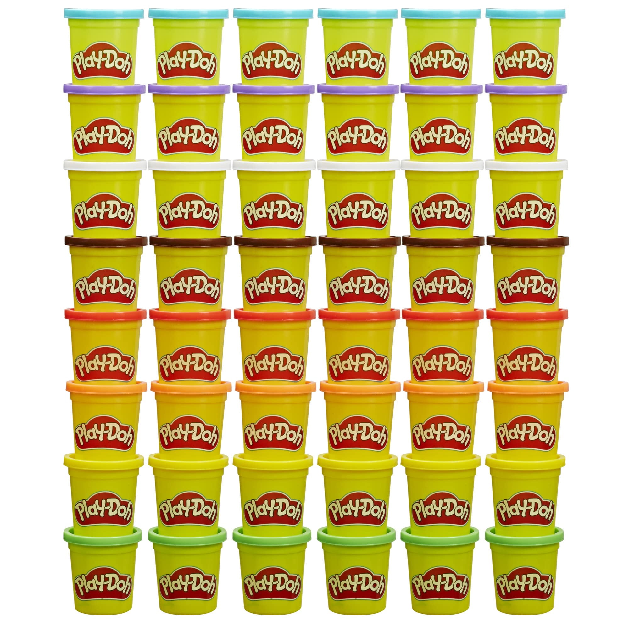 Play-doh, Paquete A Granel De 48 Latas, 6 Juegos De 8 Compuestos Para Modelar, 90 Ml