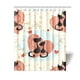 thumbnail image 1 of Cortina de ducha con diseño de pareja de gatos enamorados de San Valentín, juego de cortinas de baño con ganchos, tamaño 60 x 72 pulgadas, 1 of 3