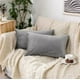 thumbnail image 3 of Pack de 2 Fundas Terciopelo Liso 30x50 cm Gris, 3 of 3