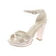 thumbnail image 1 of Zapato Tacón Blanco Andarina, 1 of 5