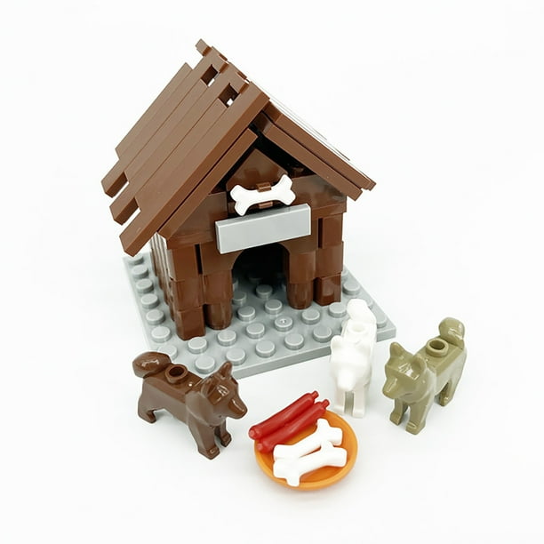 Farm Chicken Coop, Kennel, Carrot Floor Building Blocks, Scene Assembled Building Block Toys, Gifts For Boys And Girls