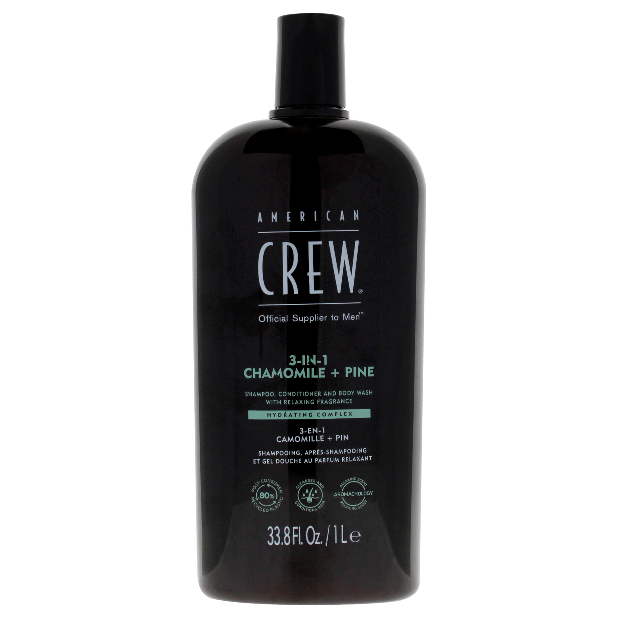 Shampoo American Crew 3-en-1 Chamoline Plus Pine 1000ml Hombre
