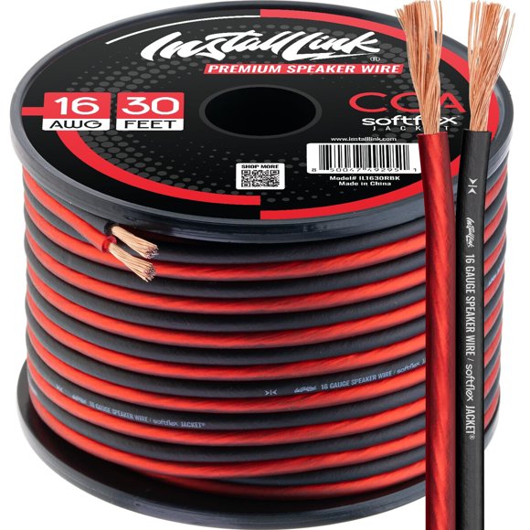 Cable para parlantes Install Link 16 AWG, 30 pies