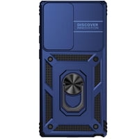 Estuche Gangxun Para Samsung Galaxy S22 Ultra, Soporte Giratorio 360°, Estilo Mecánico Y Magnético