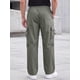thumbnail image 3 of Pantalones Cargo de Trabajo al Aire Libre de Pierna Recta con Múltiples Bolsillos para Hombre INSPIRE CHIC XL Gris, 3 of 5