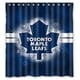 thumbnail image 1 of Cortina de ducha de los Toronto Maple Leafs, juego de cortina de baño con ganchos, tamaño 66 x 72 pulgadas, 1 of 3