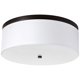 thumbnail image 1 of Lámpara de techo de montaje al ras Bromi Design Braxton B5302B redonda de 50 cm blanco/negro, 1 of 2