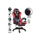 thumbnail image 3 of Silla Gamer Con Luz Rgb Reposapiés Y Masajeador Reclinable C - rojo., 3 of 3