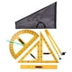 thumbnail image 5 of Reglas De Geometría Matemática, Herramienta De Dibujo De Geometría Matemática Para Pizarra De Oficina Escolar, 5 Uds., 5 of 5