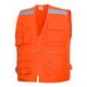 thumbnail image 1 of Chaleco Geologo Poplin Naranjo Talla L, 1 of 2