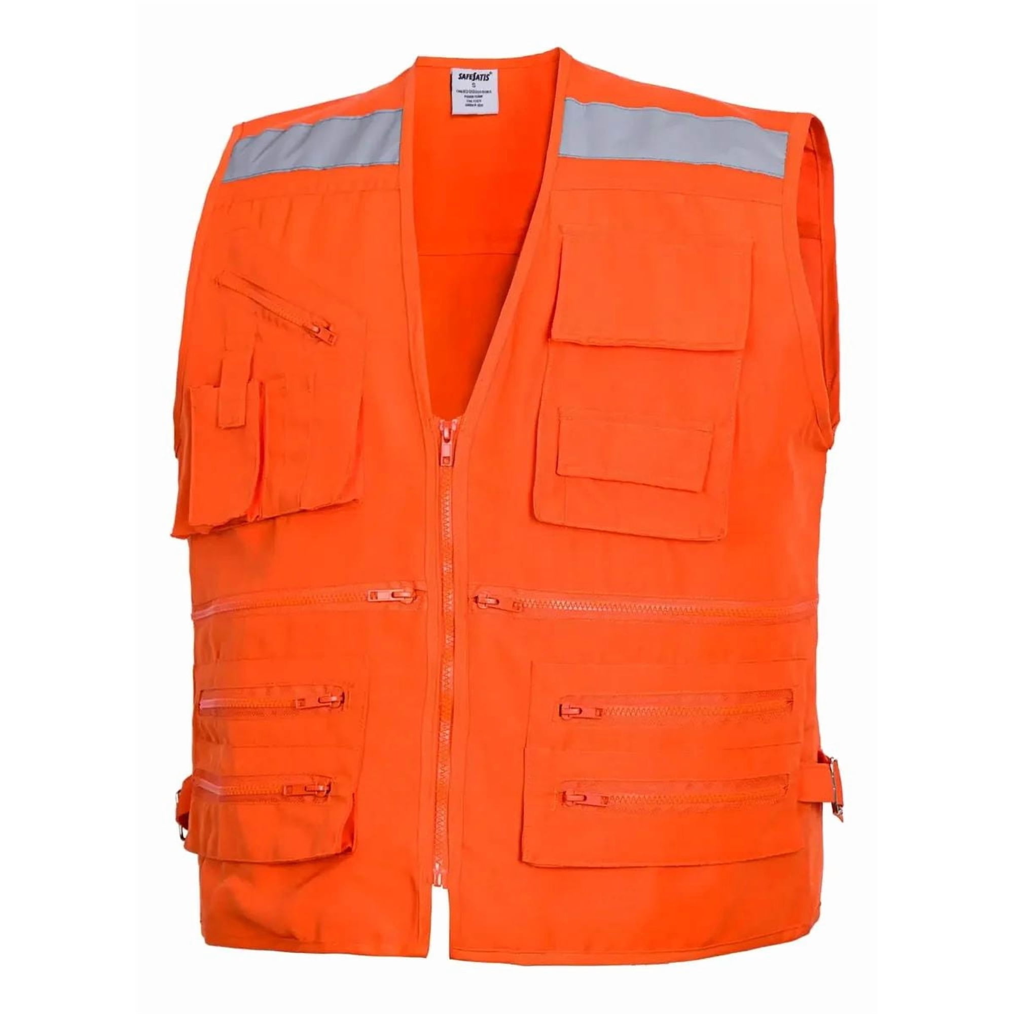 Metalfer - Chaleco Geologo Gabardina (supervisor) Naranja Talla L
