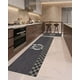 thumbnail image 3 of Set 2 Piezas Alfombra de Cocina Goma Antideslizante Diseño Estampado, 3 of 6