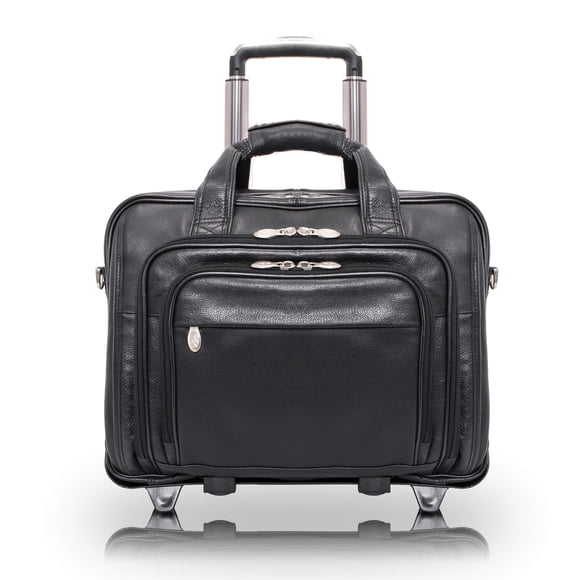 Maletín McKleinUSA I Series Gold Coast Leather 17" Negro