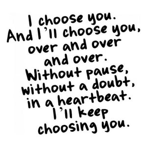 Rienda Libre Graphics - Decomural I Choose You Love Ws-35751