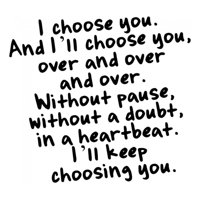 Rienda Libre Graphics - Decomural I Choose You Love Ws-35751