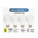 thumbnail image 1 of Pack de 4 ampolletas LEDBright A60 de 9W Color 3000 Luz Cálida, 1 of 2