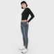 thumbnail image 4 of Jeans Mujer Skinny Fit Gris 5 Bolsillos Corona, 4 of 5