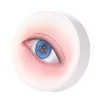 Ioensy - 3 Esponjas Para Pestañas Para Practicar, Con Forma De Ojo, Para Principiantes, Para Salón De Entrenamiento, Color Azul.