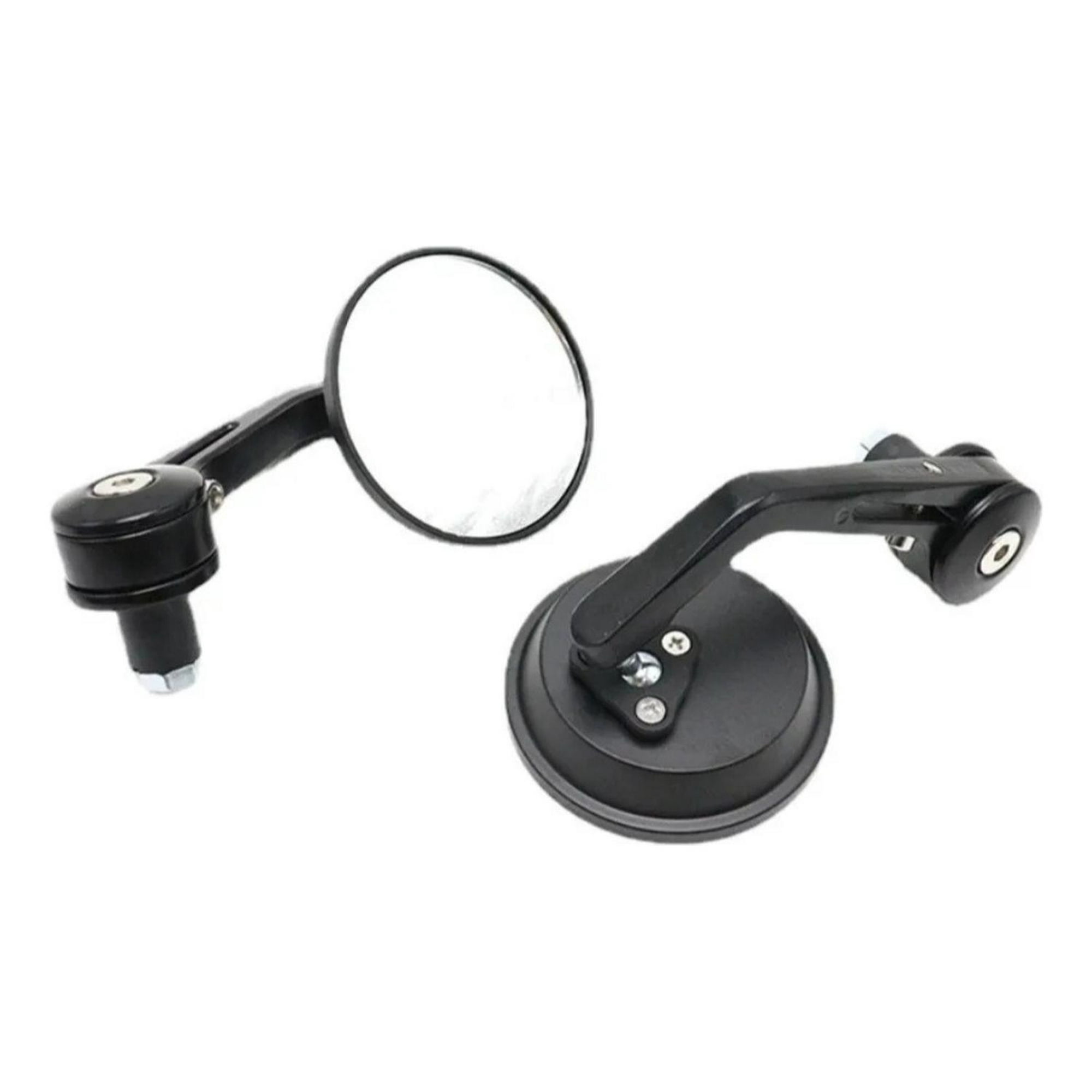 Genérico - Espejos Para Moto Estilo Cafe Racer 22mm Universal Negro
