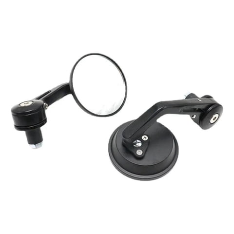 Genérico - Espejos Para Moto Estilo Cafe Racer 22Mm Universal Negro
