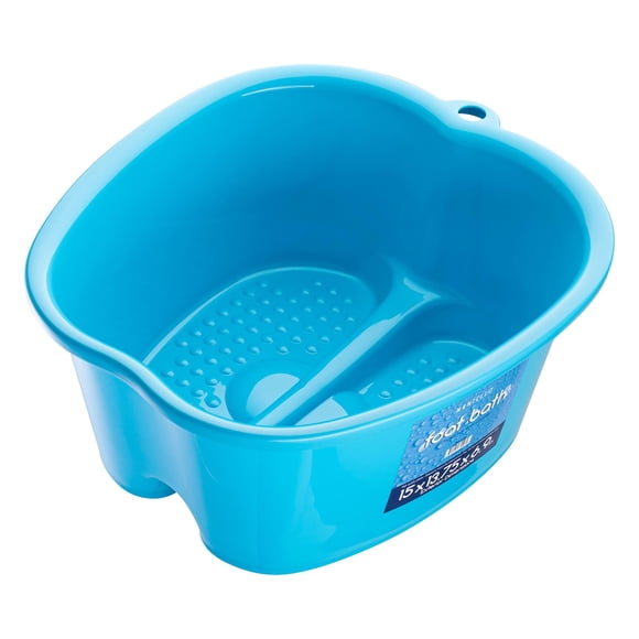 Cuenco para pedicura Foot Bath Mantello, tamaño extra grande, color azul