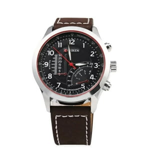 Curren - Reloj Análogo Café