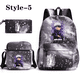 thumbnail image 1 of Anime Satoru Gojo Pattern Three Piece Backpack New Fashion School High Quality Backpack Shoulder Bag Pen Bag Laptop Backpack, 1 of 3