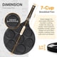 thumbnail image 5 of Pancake Pan con 7 Smiley Rostro, Pancake Maker Antiadherente Mini Pancake Griddle Pan para Niños, Negro, 5 of 7