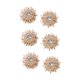 thumbnail image 4 of 6 Piezas Gemelo De Gemelo Con Tendencia Cubierta De Botones De Diamantes De Imitación Para Fiestas Estilo De Boda B, 4 of 5
