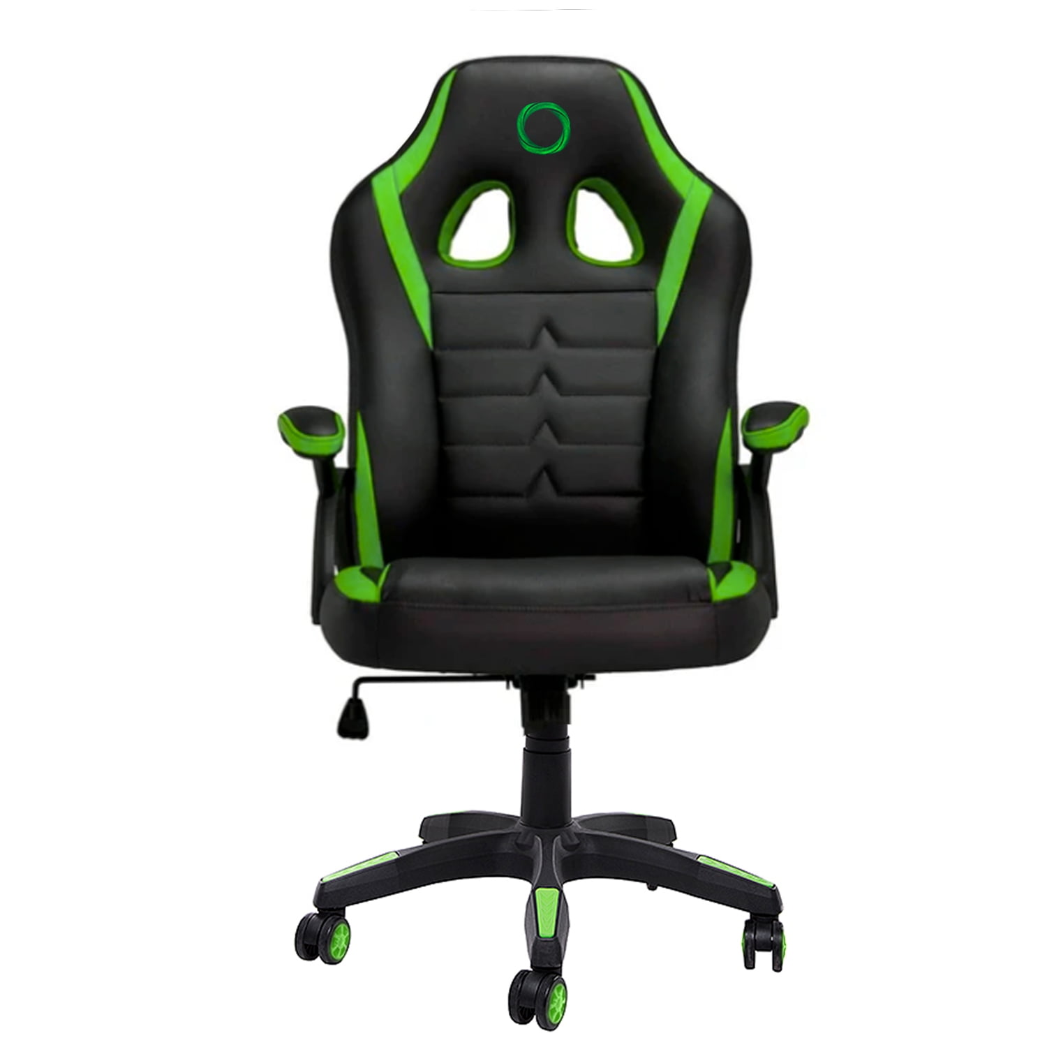 Silla Gamer Nibio Neon Reclinable Cuero Pu Verde