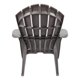 thumbnail image 3 of Silla Reposera Plastica de Terraza Estilo Adirondack Cafe, 3 of 3