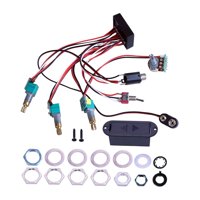 Bothyi - Accesorio De Ecualizador Bass Eq Pastillas De Bajo Eléctrico Precableadas Para Bajo Eléctrico