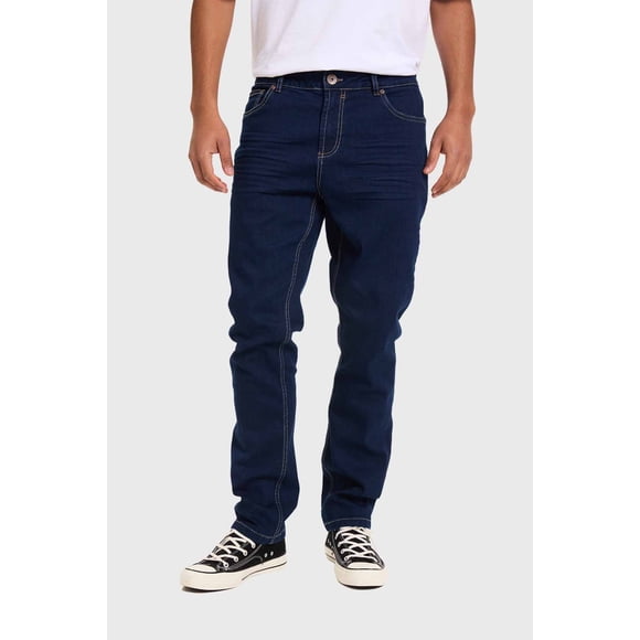 Jeans Hombre Slim Azul Índigo
