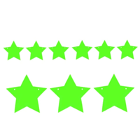 Genérico - Guirnalda Estrella 3M Verde Fluor X 1 Uni