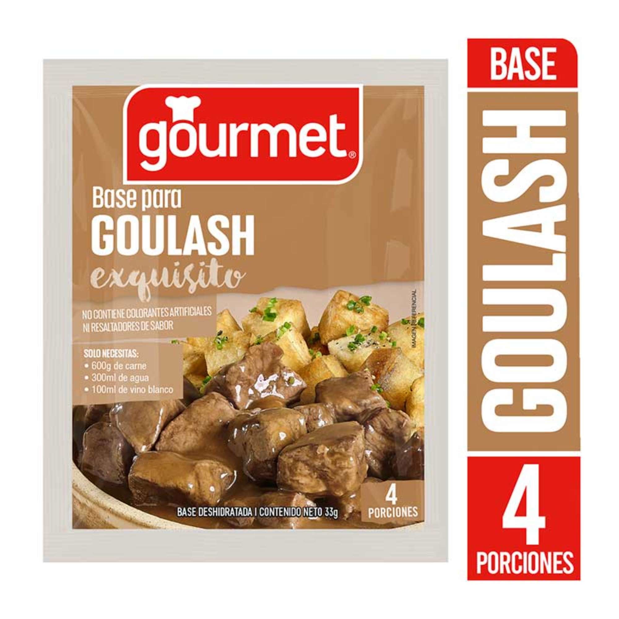 Base Para Goulash (4 Porciones) Sobre 33 G 30 g Gourmet