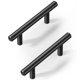 thumbnail image 1 of Tiradores para gabinetes Veise 128 mm negro mate, paquete de 10, 1 of 9
