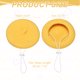 thumbnail image 2 of Uxcell Sombrero de Lana para Perro, Boina de Artista Francés de 6 Pulgadas con Correa Ajustable, Accesorio para el Cabello, (Amarillo), para Disfraz de Navidad/Props para Fotos, 2 of 7