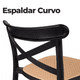 thumbnail image 3 of Pack 2 Taburete Piso Bar O Terraza Apilable 75cm Crossback Danubio Venhoouse Negro, 3 of 8