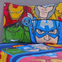Genérico - Juego Sabanas Infantil Disney Marvel 1.5 Plaza