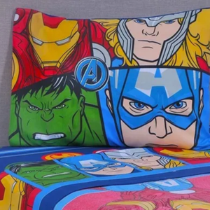 Genérico - Juego Sabanas Infantil Disney Marvel 1.5 Plaza