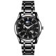 thumbnail image 1 of Reloj de Cuarzo Atractivo de Alta Calidad para Hombre, Puntero Luminoso Dorado de Tendencia de Moda Empresarial, Escala de Diamantes de Imitación Resistente a los Arañazos, 1 of 17