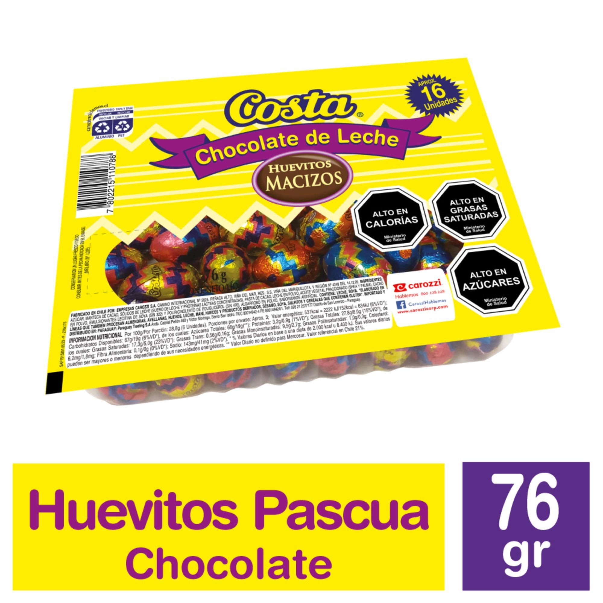 Bolsa Huevitos Macizo Costa