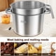 thumbnail image 5 of Juego de olla para baño maría ihvewuo resistente y fácil de usar con espátula de silicona Olla para derretir chocolate de 1.82 qt Olla de acero inoxidable de 2.54 qt para derretir chocolate, dulces y, 5 of 8