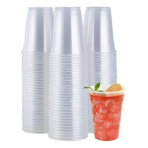 Genérico - Vasos Plásticos Transparentes 500Ml Paquete 50 Unidades