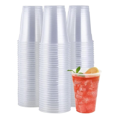 Genérico - Vasos Plásticos Transparentes 500Ml Paquete 50 Unidades