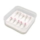 thumbnail image 4 of 10x Señuelos de pesca con mosca cebos de pesca de Metal con caja de almacenamiento cebos artificiales con ganchos para lubina, trucha, salmón aparejos, 4 of 5