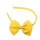 thumbnail image 1 of Diadema con Lazo de Moda Linda de Poliéster para Adolescentes 5.9x4.4 Pulgadas Amarillo de Unique Bargains, 1 of 7
