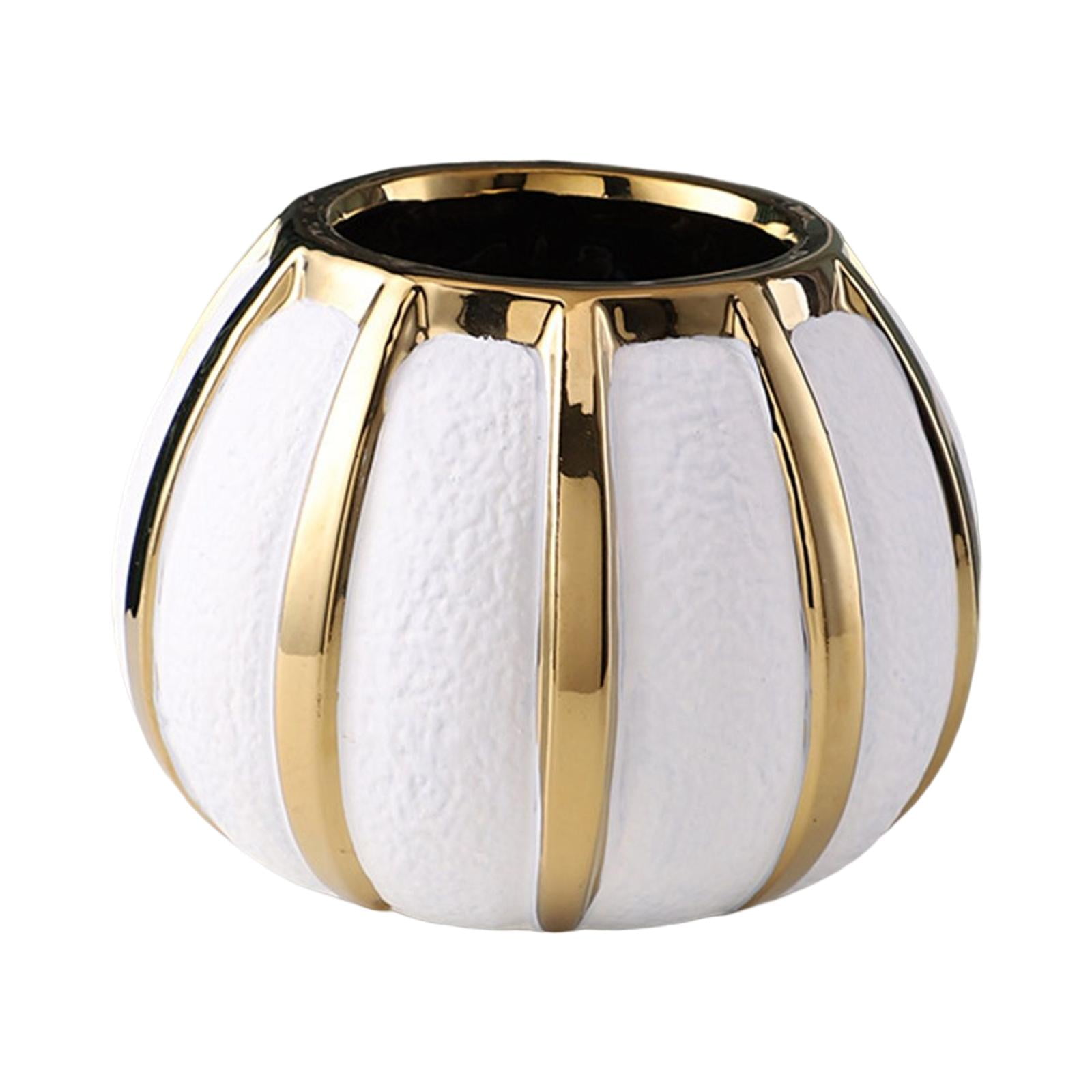 Magideal - Jarrón De Cerámica Para Centro De Mesa, Jarrones De Arte Decorativo, Maceta, Jarrón, Jarrón De Mesa Para Cocina, Baño, Jardín, Repisa, Decoración Del 20cmx14.7cm