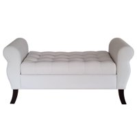 Tapiceria Moderna - Banqueta Baul Diva Color Crudo